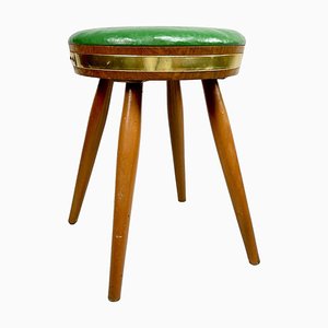 Tabouret de Campagne Rustique Folk, Autriche, 1970s