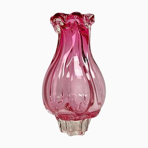 Bohemian Glass Vase attributed to Josef Hospodka for Chribska, 1960s