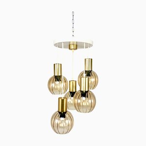 West German Cascade Chandelier, 1970s