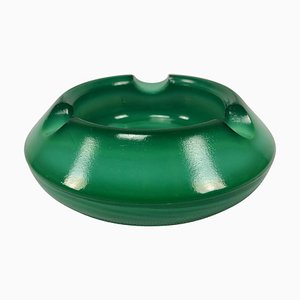 Bohemian Malachite Ashtray from Jablonec Glassworks, 1960s