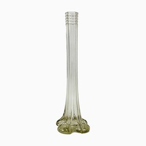 Art Deco Soliflore Vase aus Kristallglas, 1930er