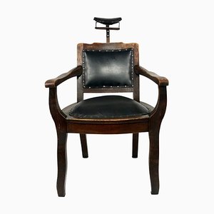 Antique XIX Century Wooden German Dental Chair