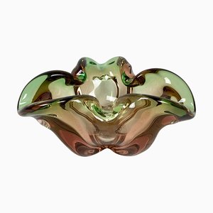 Art Glass Bowl by Josef Hospodka for Chribska Sklarna, 1960s
