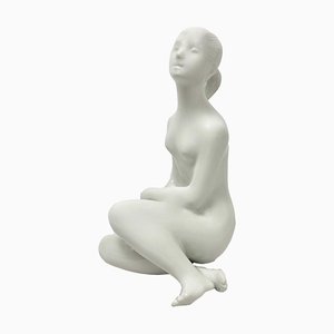 Nude Statue by J. Černoch for Royal Dux Bohemia, 1960s