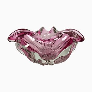 Art Glass Bowl attributed to Josef Hospodka for Chribska Sklarna, 1960s