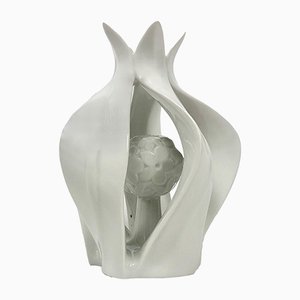 Figurine Fleur Lotos de Royal Dux Bohemia, 1960s