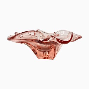 Art Glass Ashtray attributed to Josef Hospodka for Chribska Sklarna, 1960s