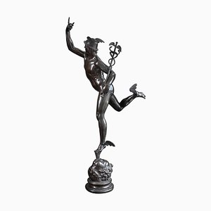 Frühes 20. Jahrhundert Bronzestatue von Mercury, 1920er