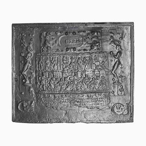 16th Century Fireplace Back Plate Depicting the Birth of Christ, 1599