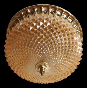 Vintage Gold Glühlampe von RZB