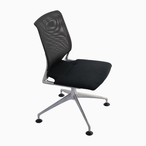 Conference Chair in Black Fabric from Vitra
