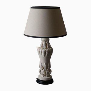 Lampada da tavolo Art Nouveau in ceramica