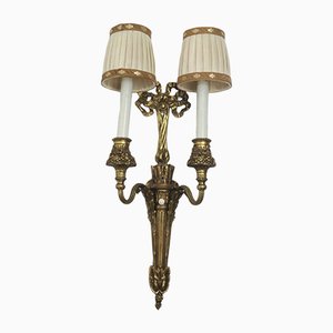 Biedermeier Wandlampe aus Bronze