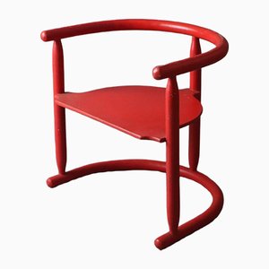 Sedia da bambino Onosa rossa di Karin Mobring per Ikea