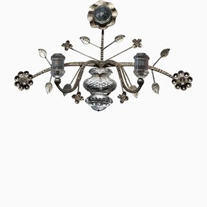 Lead Crystal Wall Lamp from Maison Bagues