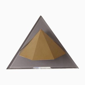 Late 20th Century Diamond-Shaped Wall Lamp