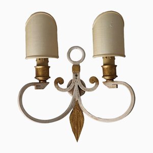 Hollywood Regency Gold Wandlampe