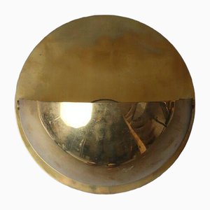 German Space Age Brass Wall Lamp from Cosack