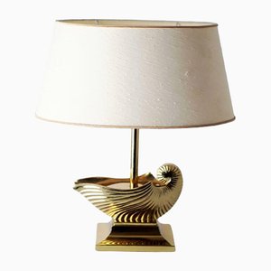 Hollywood Regency Snail Table Lamp