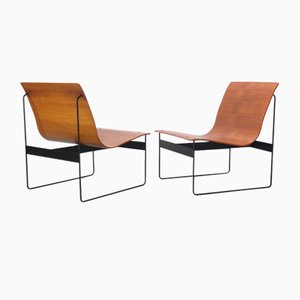 Modernist Easy Chairs by Günter Renkel for Rego, 1959, Set of 2