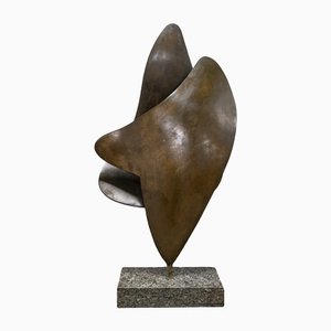 Franco Asco, Forma Evoluzione 59, 1957, bronce y piedra