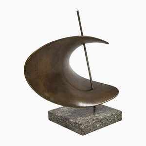 Franco Asco, Forma Evoluzione 80, 1957, bronce y piedra