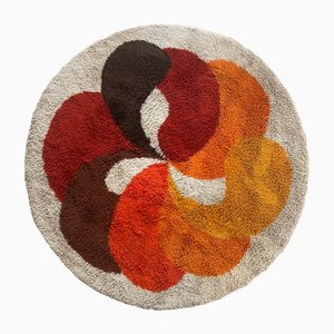 Psychedelic Rya Rug from Desso, 1970s