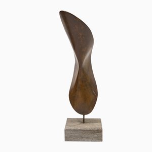 Franco Asco, Forma Evoluzione, 1960er, Bronze & Stein