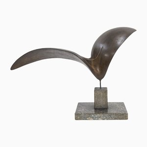 Franco Asco, Forma Evoluzione, 1960s, Bronze & Pierre