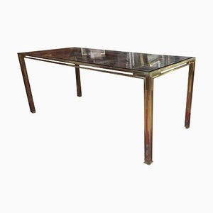 Vintage Brass Dining Table, 1970s