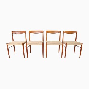 Danish Dining Chairs in Teak by H.W.. Klein for Bramin, 1960s, Set of 4