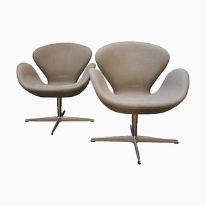 Swan Chairs von Arne Jacobsen für Fritz Hansen, 2016, 2er Set