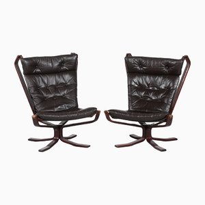 Falcon Chairs by Sigurd Ressell for Vatne Møbler, Norway, 1960s, Set of 2