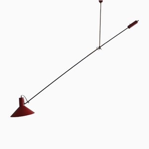 Counterbalance Ceiling Lamp attributed to J.J.M. Hoogervorst for Anvia, 1950s