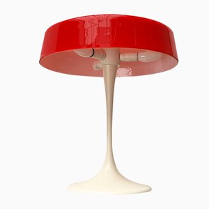 Lámpara de mesa suiza Mid-Century era espacial de Temde, años 60