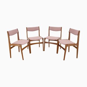 Teak Dining Chairs, Denmark, 1960s, Set of 4