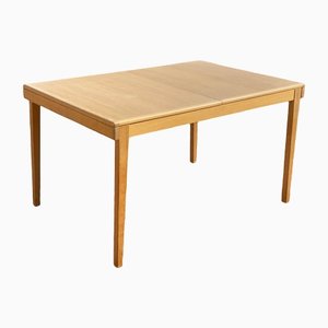 Mesa de comedor danesa de roble claro de Erik Wørts para IKEA, años 60