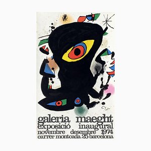Joan Miro, Maeght Inaugural Expo 74 Barcelona, 1974, Poster