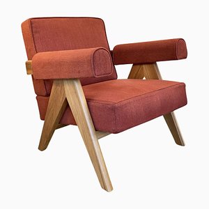 053 Capitol Complex Armlehnstuhl von Pierre Jeanneret für Cassina