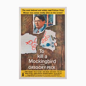 To Kill a Mockingbird with Gregory Peck Movie Poster, USA, 1962