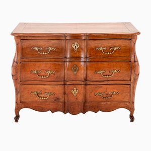 18th Century French Cherrywood Bombe Commode