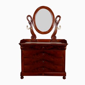 Petite Commode Psyché, Début 19ème Siècle