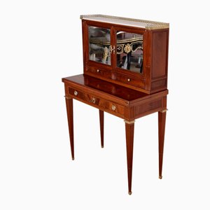 Small Mid-19th Century Louis XVI style Mahogany Bonheur-du-Jour Desk