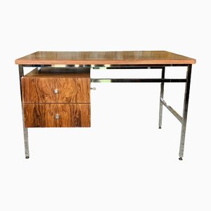Mid-Century Rosewood & Chrome Desk by Louigi Bartolini, 1960s