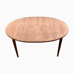 Large Danish Style Extendable Dining Table in Teak