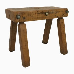 Stool with Cap Nuts, 1940s