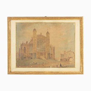 Paul Fischer, West Window, Windsor Castle, Tempera, 1847