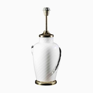 Vintage Murano Glass Table Lamp, Italy, Mid-20th Century
