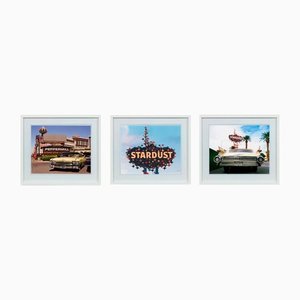 Richard Heeps, Classic Las Vegas Trio, 2001, Color Photographs, Framed, Set of 3