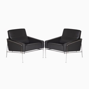 Airport Lounge Chairs by Arne Jacobsen for Fritz Hansen, 1960s, Set of 2